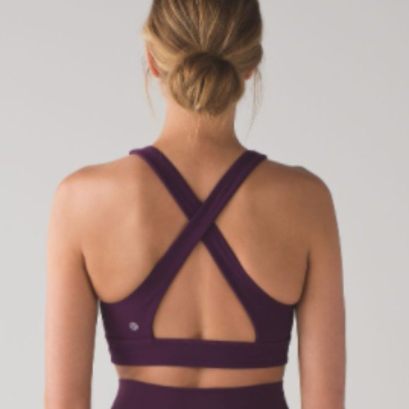 Lululemon Simply Bare Bra, Magenta - Picture 2 of 4